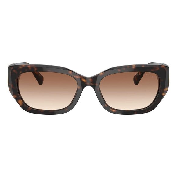 New RALPH LAUREN The Bridget Havana Cat Eye RL8222 5003/13 Sunglasses Women - Picture 2 of 6